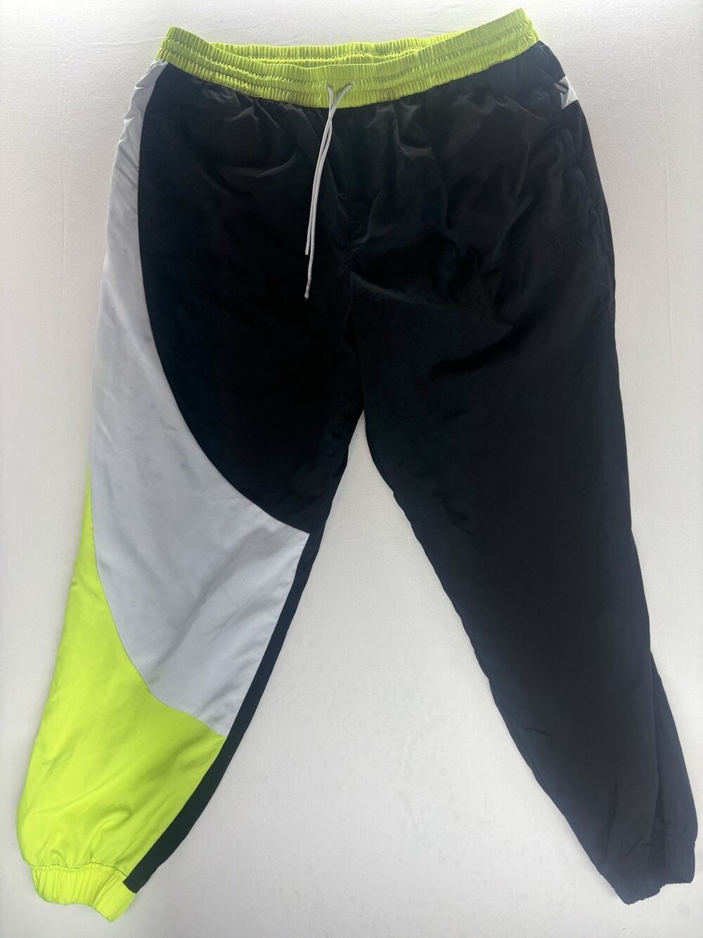 Puma Clyde Men’s Xxl Lime Athletic Jogging Pants Windbreaker Pants